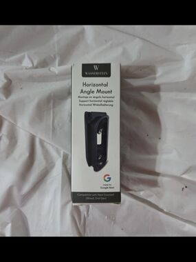 Wasserstein Black Horizontal Angle Mount for Nest Doorbell
